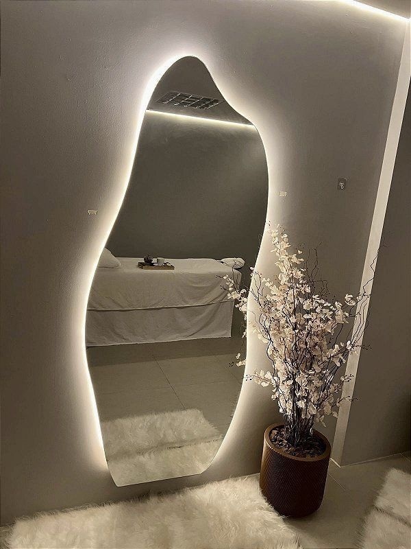 Organic Full-Length LED Mirror (160×60 cm)