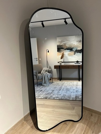 Modern Contemporary Mirror - Black Frame